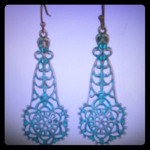 BoHo metal drop earrings